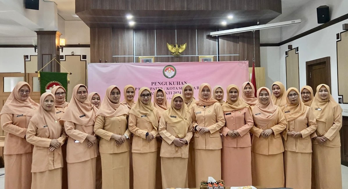 Pengukuhan DWP Kota Sukabumi PAW 2024–2029